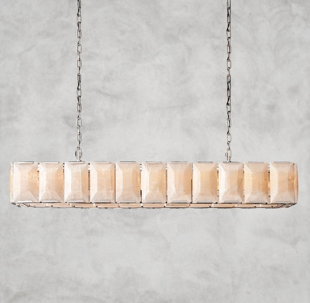 Harlow Calcite Rectangular Chandelier 42", 54", 62", 74"
